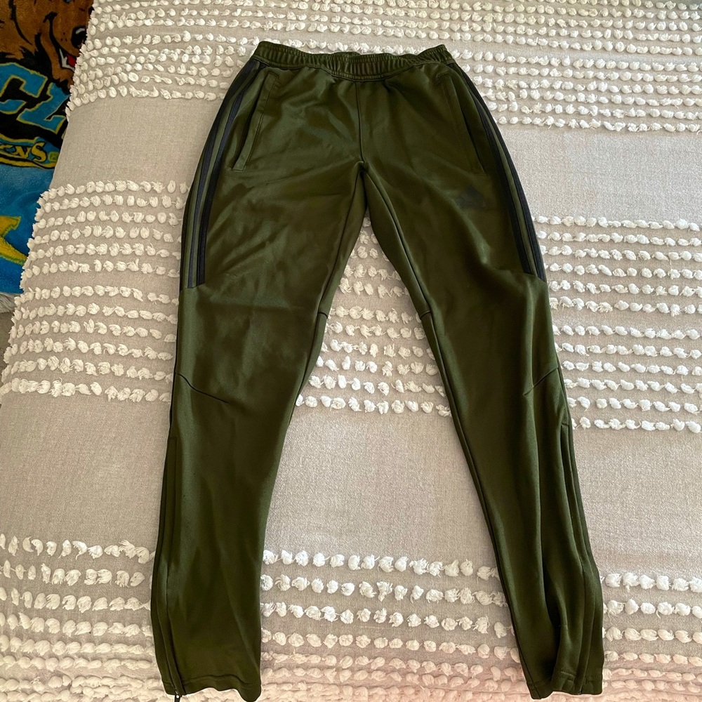 Adidas Sweatpants (small, olive green)